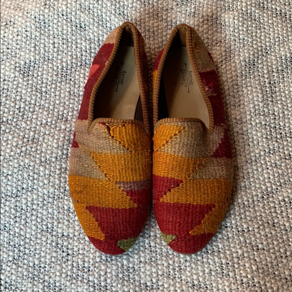 Artemis Kilim Loafers Carpet Shoes